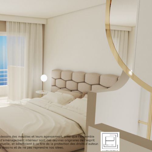 Conception et fabrication chambre d'Hotel de 20 m²