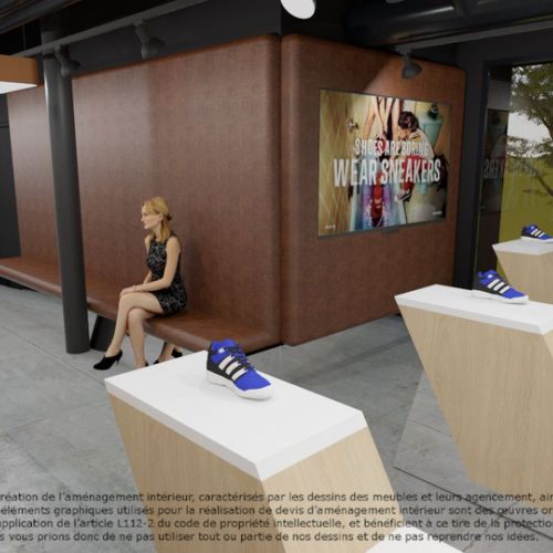 Conception de boutique et Agencement de magasin et travaux à Paris