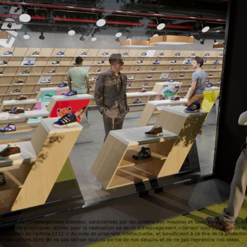 Conception de boutique et Agencement de magasin et travaux à Paris